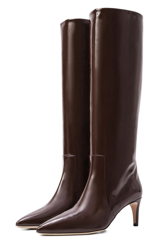 Лакированные сапоги Stiletto 60 Paris Texas PX504/XVN01 Коричневый PX504/XVN01