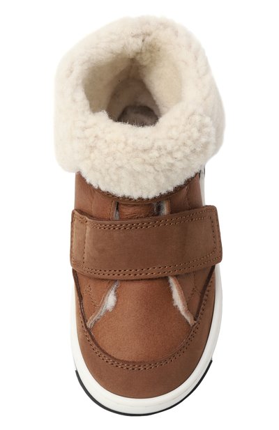 Кожаные ботинки MONTELPARE TRADITION коричневого цвета по цене 21800 руб., арт. MT7558/19-27, фото 4 Кожаные ботинки MONTELPARE TRADITION, арт. MT7558/19-27, фото 4