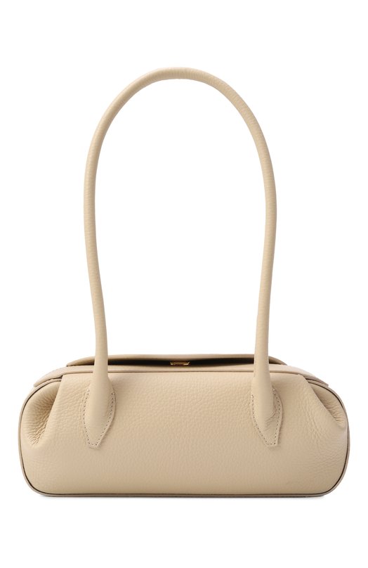 Сумка Oyster mini Yuzefi 0YSTER SH0ULDER BAG MINI/PEBBLE GRAIN LEATHER Кремовый 0YSTER SH0ULDER BAG MINI/PEBBLE GRAIN LEATHER
