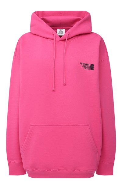 Женский хлопковое худи VETEMENTS, арт. UE51TR730P 1604/W