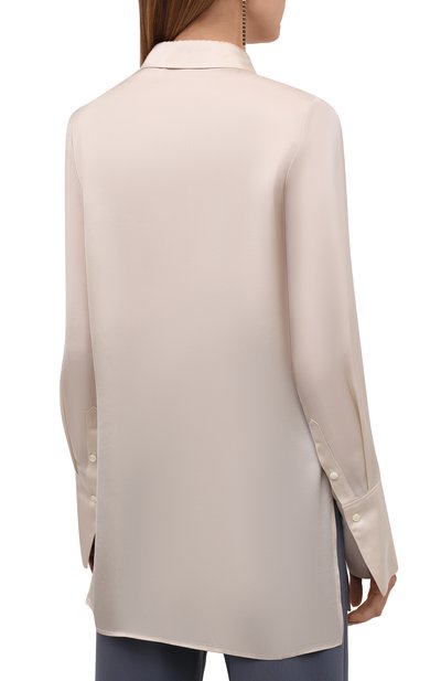 Рубашка LOW CLASSIC бежевого цвета по цене 27400 руб., арт. L0W21FW_SH08CR, фото 4 Рубашка LOW CLASSIC, арт. L0W21FW_SH08CR, фото 4