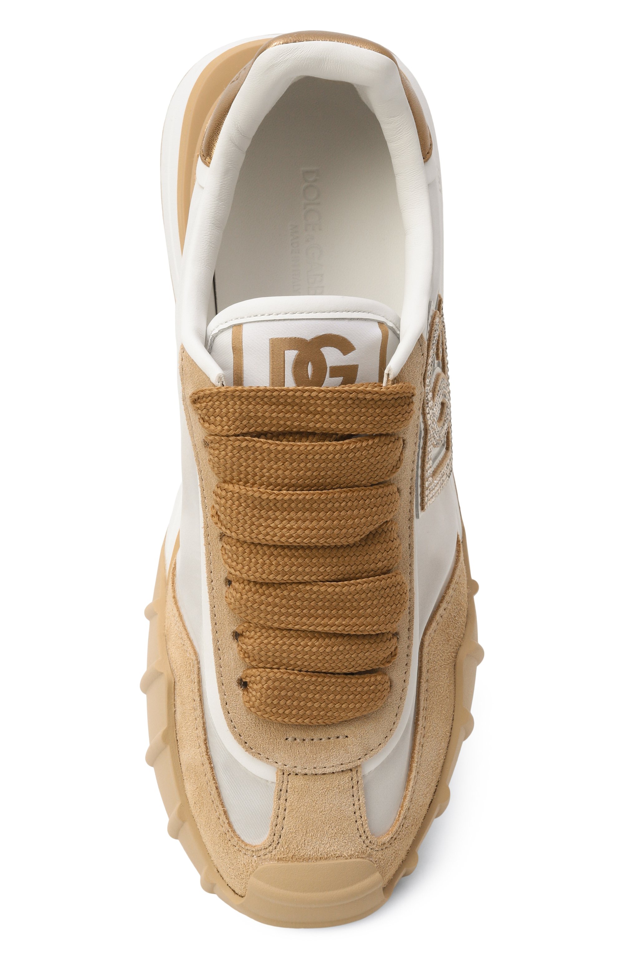 Комбинированные кроссовки dg athletic DOLCE & GABBANA, арт. CK2384/A6N71, фото 6