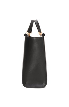 Женская сумка sicily shopper small DOLCE & GABBANA черного цвета, арт. BB7728/B7321 | Фото 4 (Драгоценные камни: Проставлено; Материал сплава: Проставлено; Материал: Натуральная кожа; Размер: small; Ремень/цепочка: На ремешке)