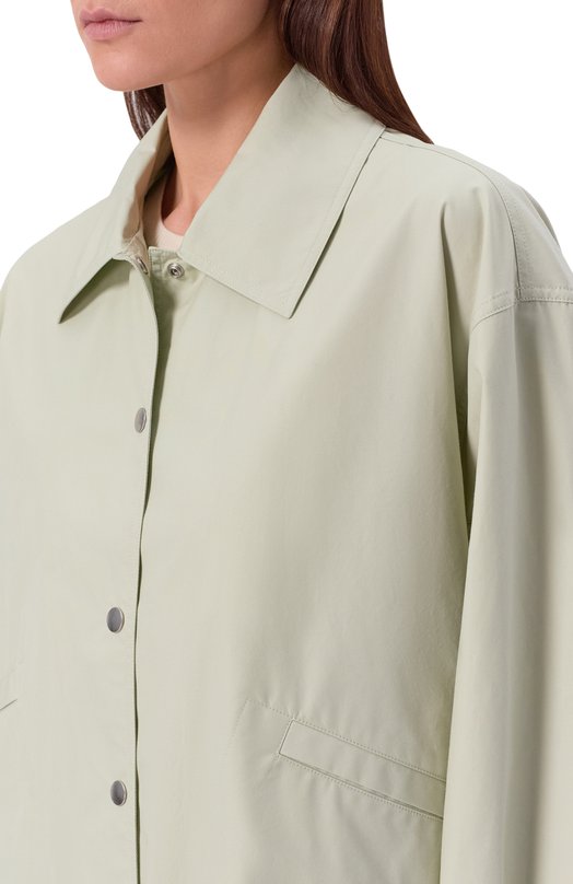 Хлопковая куртка Jil Sander J04AM0001-J45026 Зелёный  J04AM0001-J45026 Фото 5