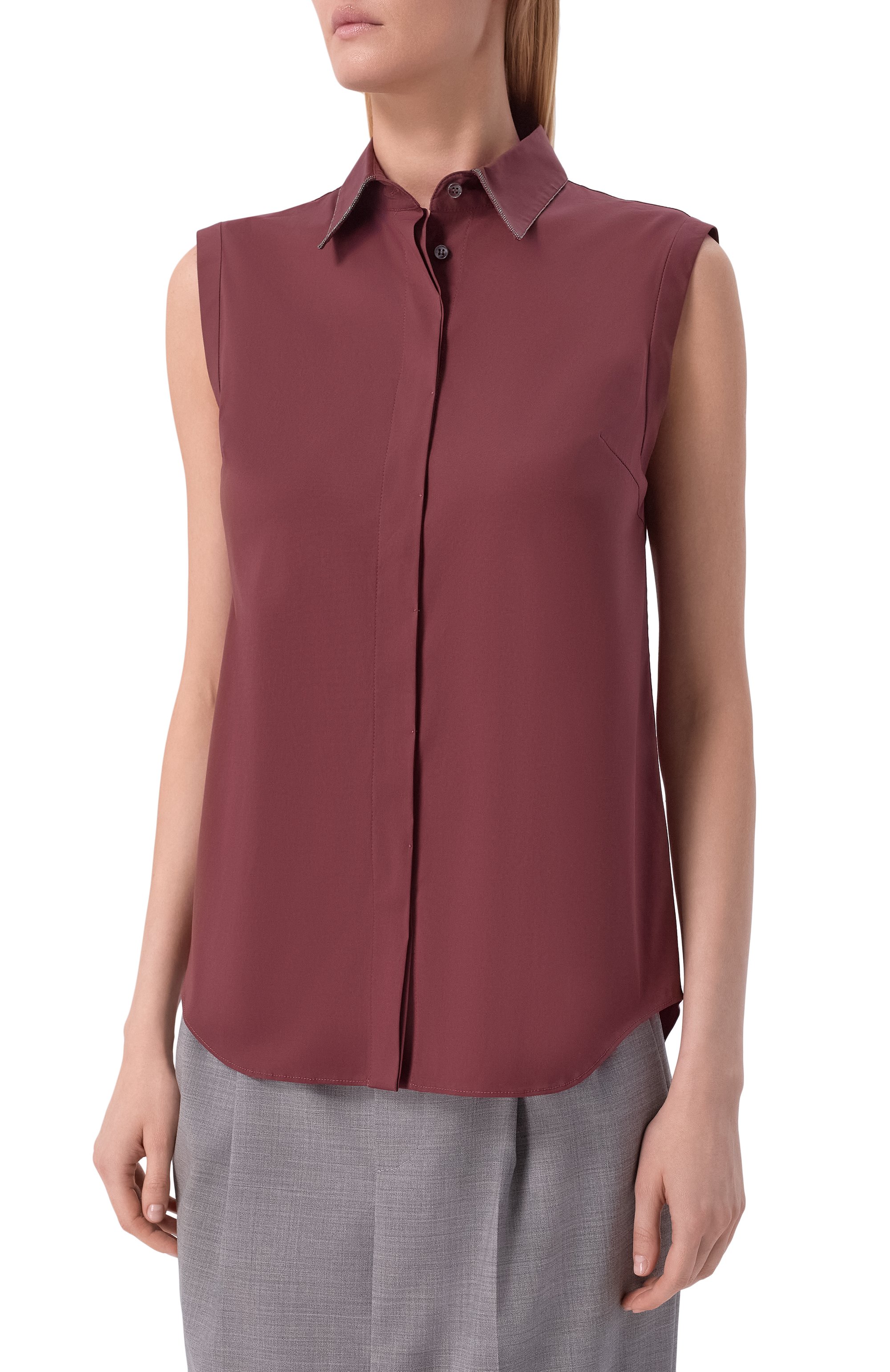 Хлопковый топ BRUNELLO CUCINELLI, арт. MP091MA616, фото 3