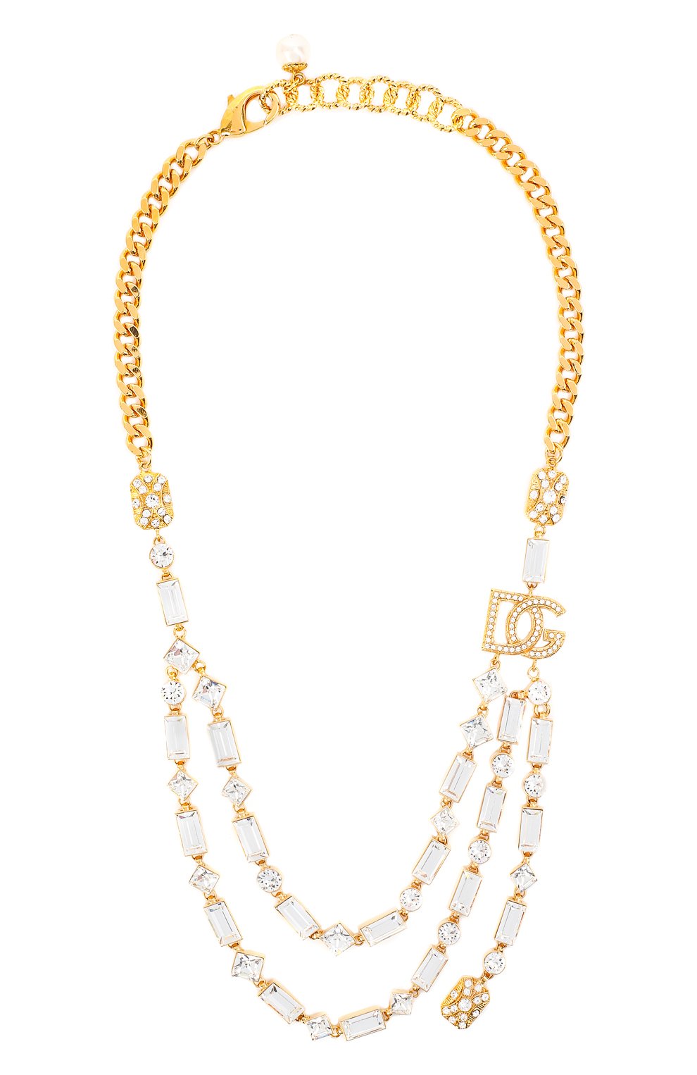 Колье DOLCE & GABBANA золотого цвета по цене 223500 руб., арт. WNM6P1/W1111, фото 1 Колье DOLCE & GABBANA, арт. WNM6P1/W1111, фото 1