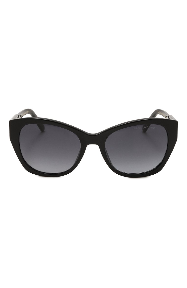 Женские солнцезащитные очки MARC JACOBS (THE) черного цвета, арт. MARC 732 807 | Фото 3 (Нос: Не проставлено; Региональные ограничения белый список (Axapta Mercury): Не проставлено; Тип очков: С/з; Материал: Пластик; Оптика Гендер: оптика-женское; Очки форма: Квадратные, Cat-eye)