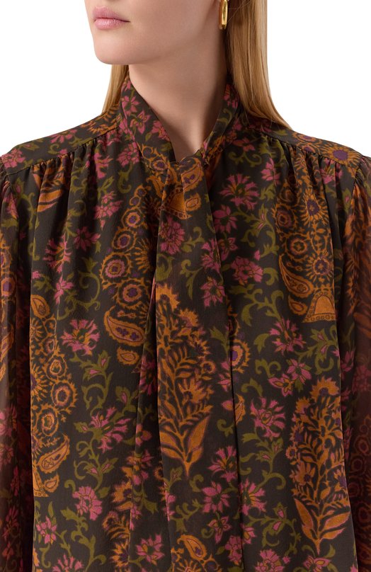 Шелковая блузка Giambattista Valli 25FWSVCA1C10/96PRI Разноцветный  25FWSVCA1C10/96PRI Фото 5