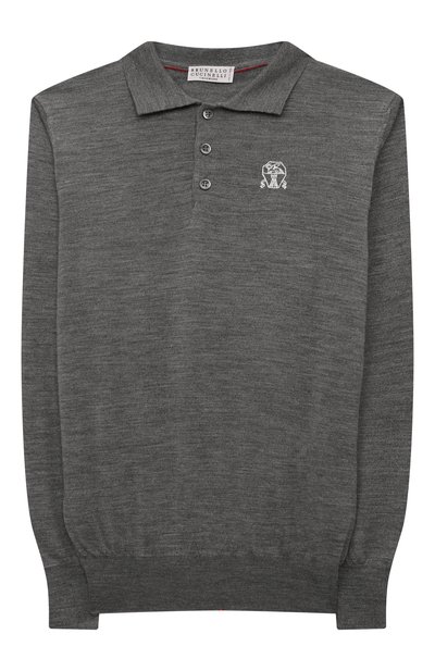 Поло из шерсти и кашемира BRUNELLO CUCINELLI, арт. B24M00105C, фото 1