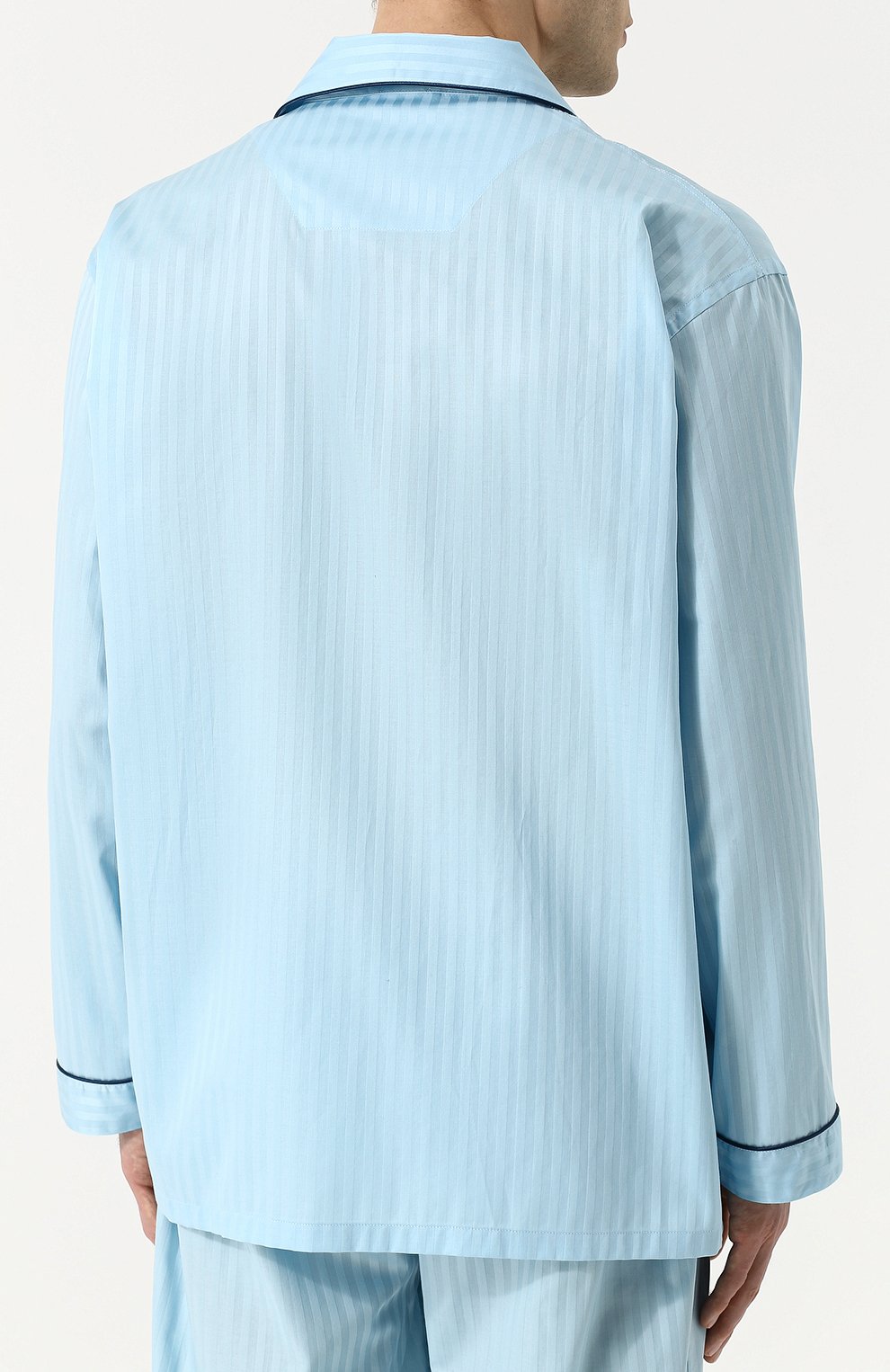 Хлопковая пиж ама в полоску ZIMMERLI, арт. 4699-75010, фото 3