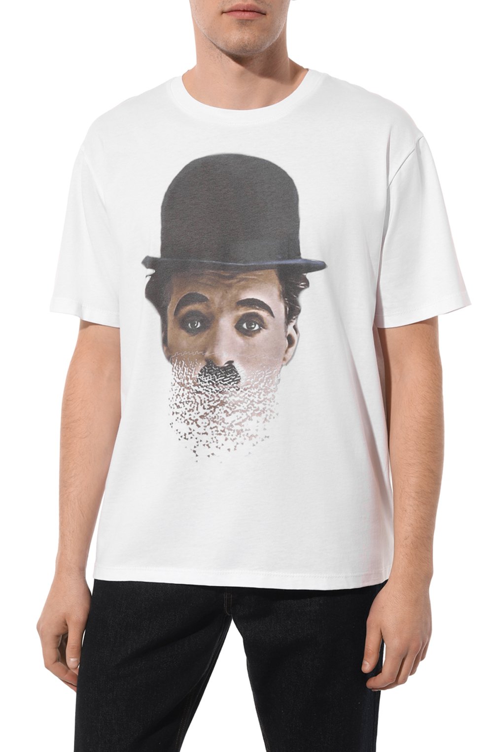 Хлопковая футболка BISIBIGLIO, арт. CHAPLIN CRUMBLE FACE, фото 3