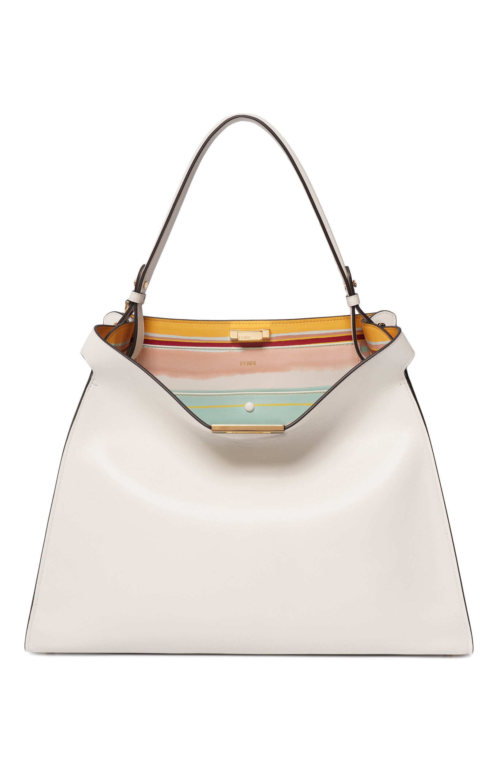 Сумка way medium FENDI кремового цвета по цене 569500 руб., арт. 8BN369/AY5B, фото 1 Сумка way medium FENDI, арт. 8BN369/AY5B, фото 1