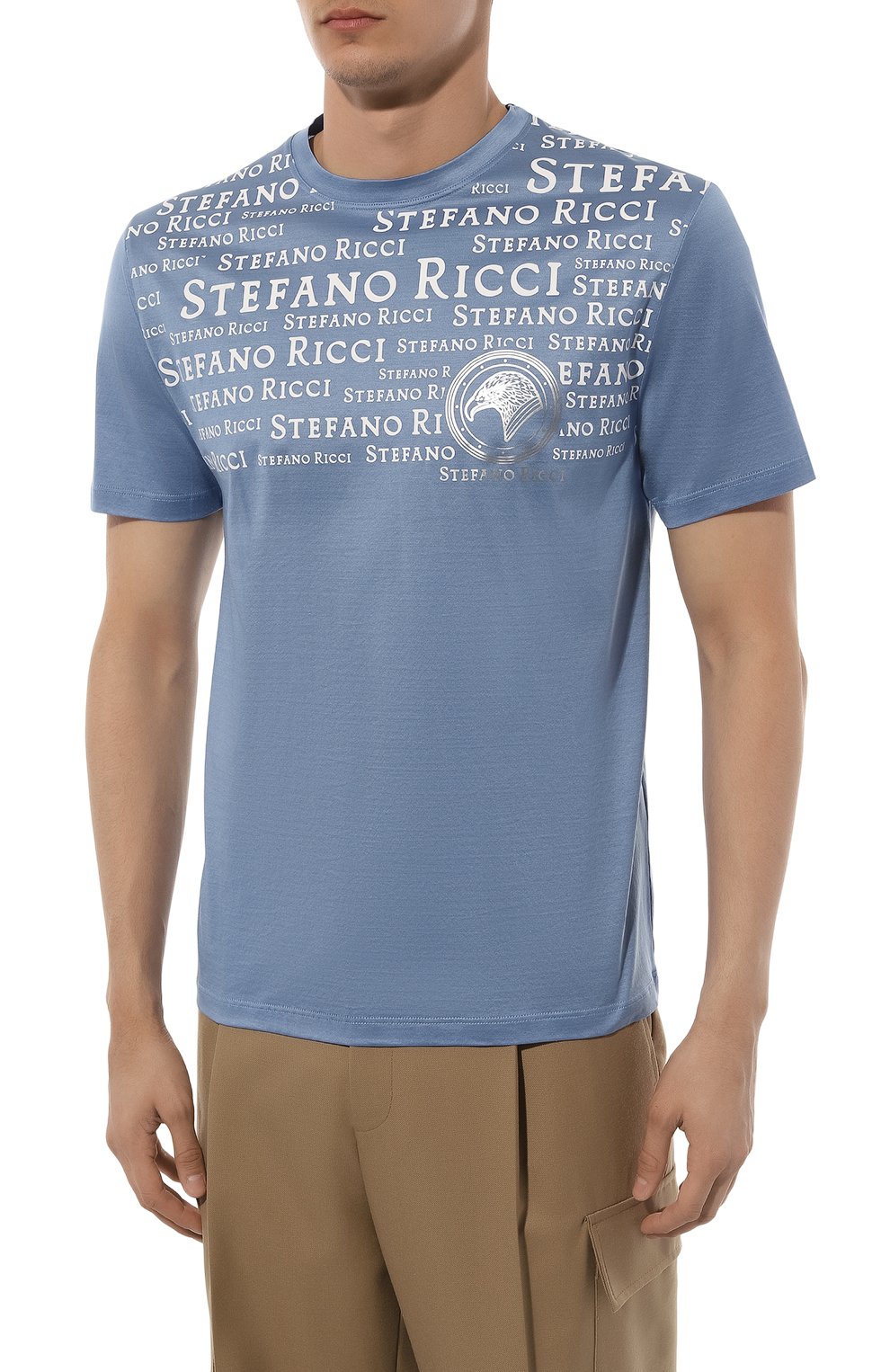 Хлопковая футболка STEFANO RICCI, арт. MNH4203290/TE0001, фото 3