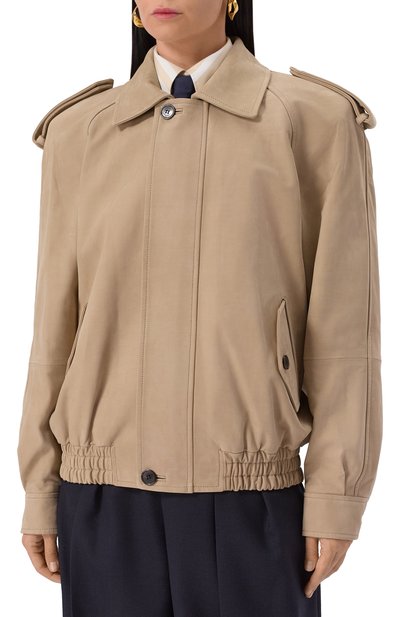 Кожаная куртка SAINT LAURENT, арт. 827736/YCQN2, фото 3