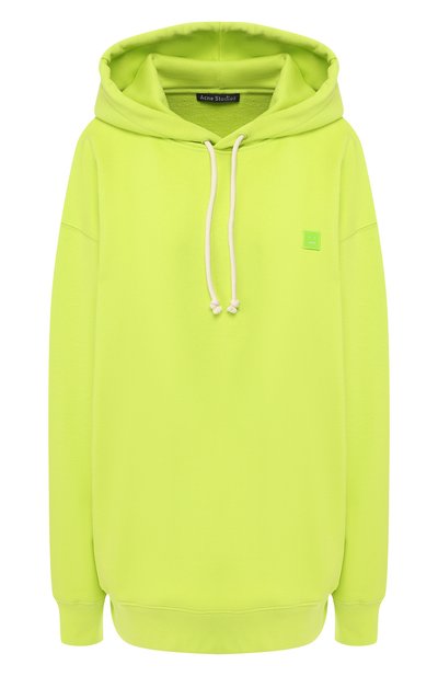 Женский хлопковое худи ACNE STUDIOS, арт. CI0009/W