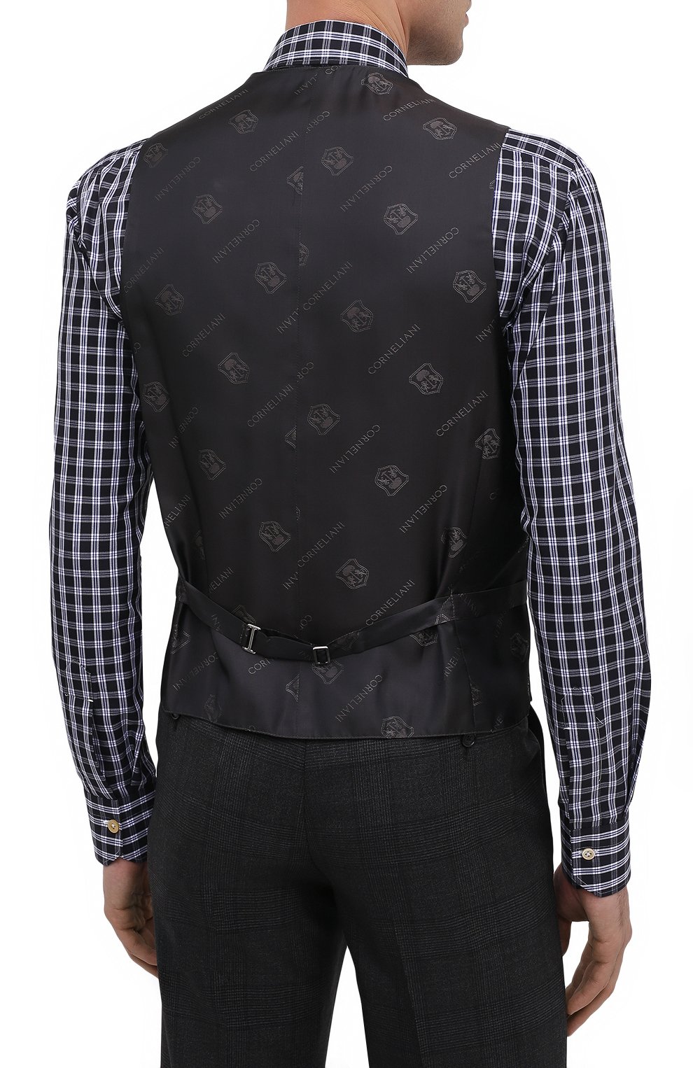 Шерстяной костюм-тройка CORNELIANI, арт. 868268-0817235/92 Q1, фото 5