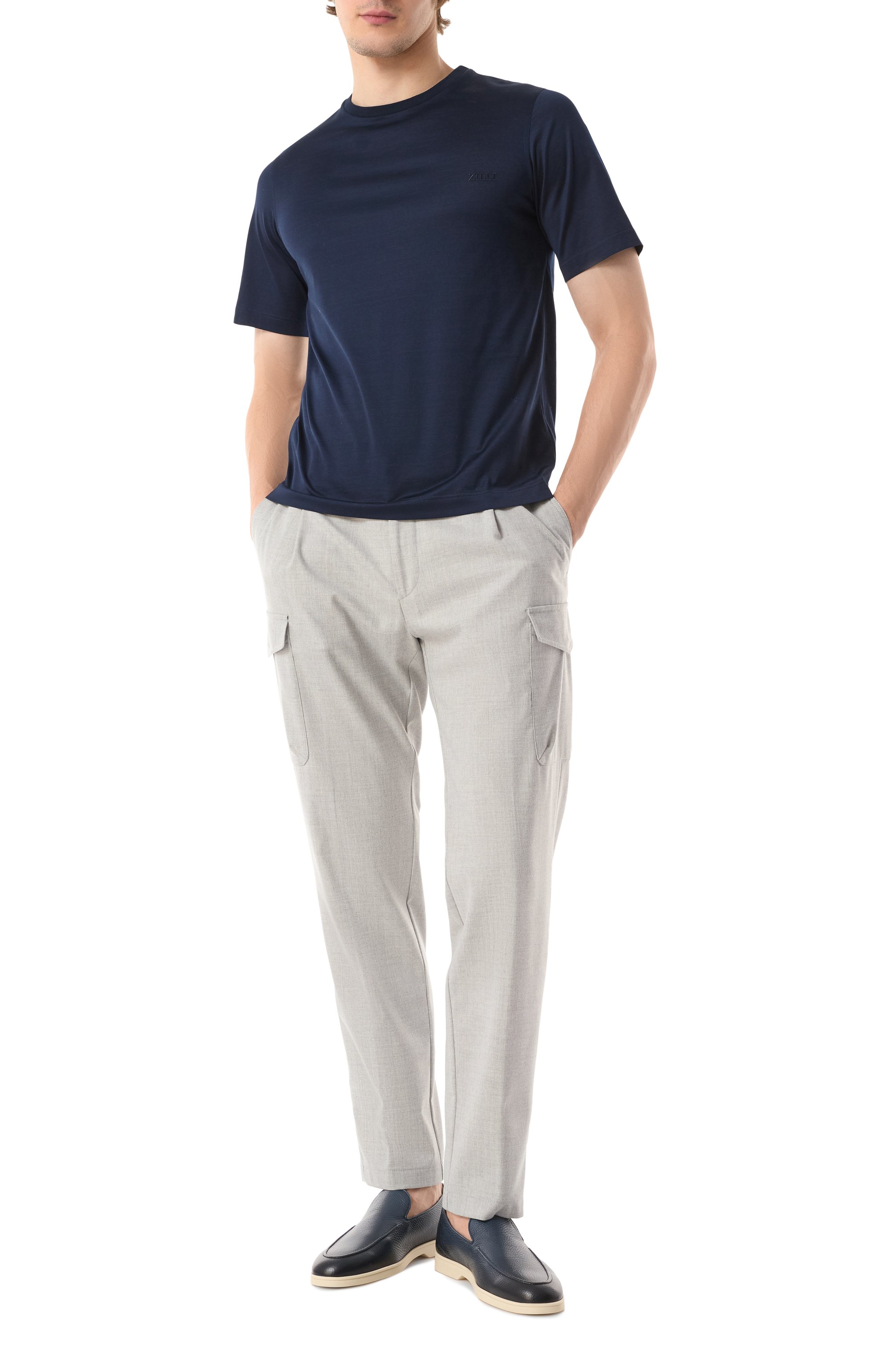 Кожаные лоферы DOUCAL'S, арт. DU3413NWMAUY215G, фото 2