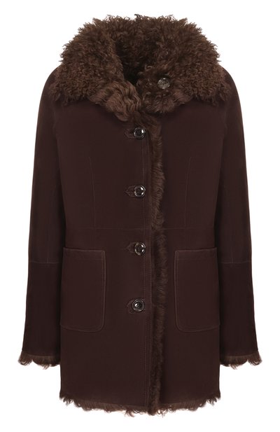 Женская двусторонняя дубленка MASLOV, арт. DMB027