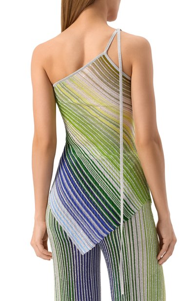 Топ из вискозы MISSONI разноцветного цвета по цене 108500 руб., арт. DS25SK0A/BK042D, фото 4 Топ из вискозы MISSONI, арт. DS25SK0A/BK042D, фото 4