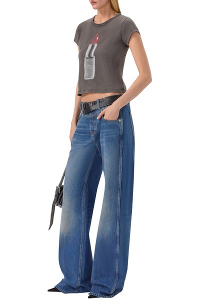 Хлопковая футболка ALEXANDER WANG, арт. 1CC2261295, фото 2