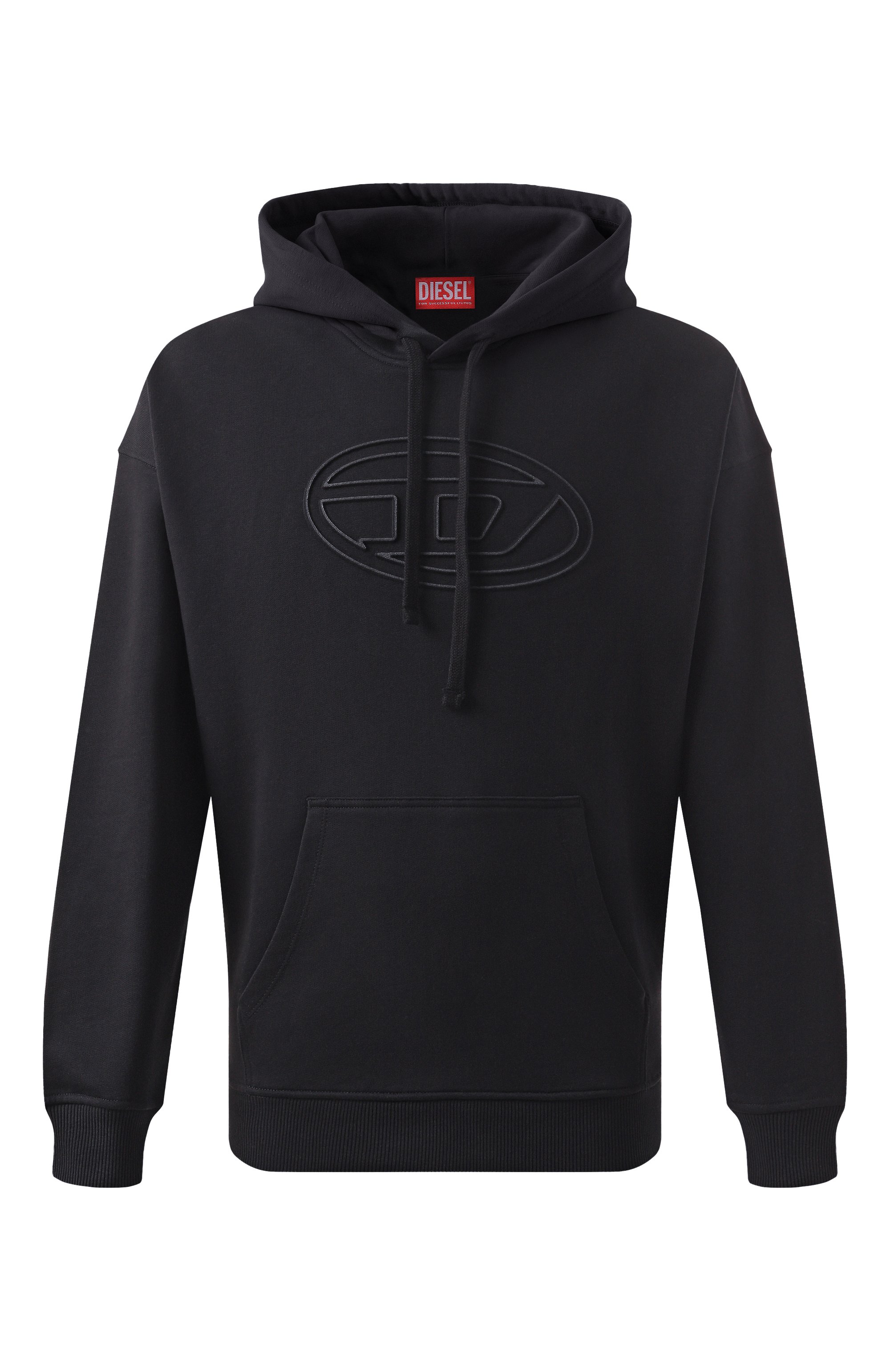 Хлопковое худи DIESEL, арт. A03791/0JYYJ, фото 1