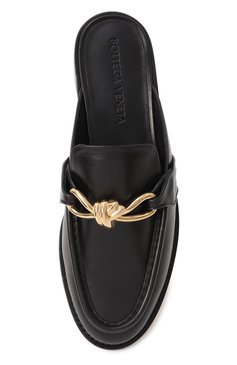 Женские кожаные сабо astaire BOTTEGA VENETA черного цвета, арт. 817519/V5DZ0 | Фото 6 (Материал внешний: Натуральная кожа; Подошва: Плоская; Каблук высота: Низкий; Материал внутренний: Натуральная кожа)