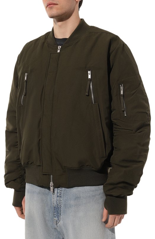 Утепленный бомбер Thom Krom Хаки, фото 3