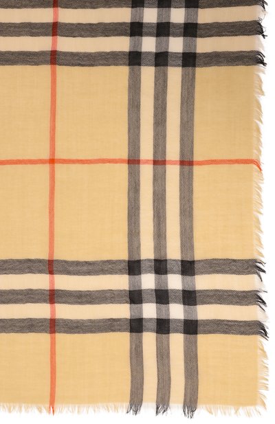 Шерстяной шарф BURBERRY бежевого цвета по цене 64700 руб., арт. 8085069, фото 5 Шерстяной шарф BURBERRY, арт. 8085069, фото 5