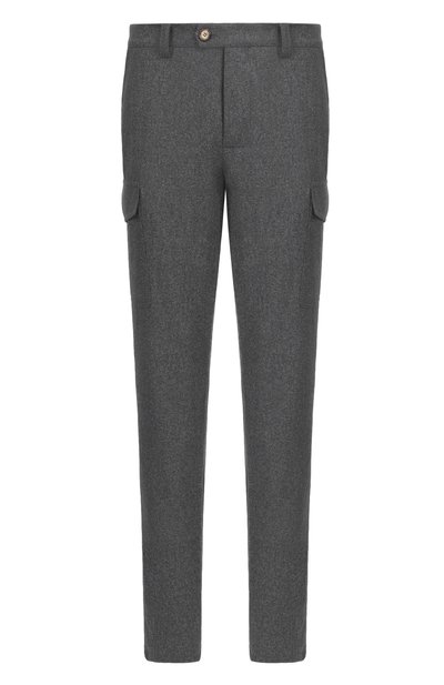 Мужские шерстяные брюки-карго BRUNELLO CUCINELLI, арт. M038PE1890