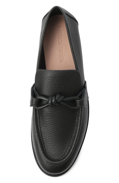 Кожаные лоферы astaire BOTTEGA VENETA темно-зеленого цвета по цене 121500 руб., арт. 796445/V3XP0, фото 5 Кожаные лоферы astaire BOTTEGA VENETA, арт. 796445/V3XP0, фото 5