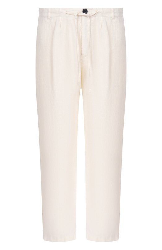 Льняные брюки Hannes Roether PA21PER.602 Кремовый PA21PER.602