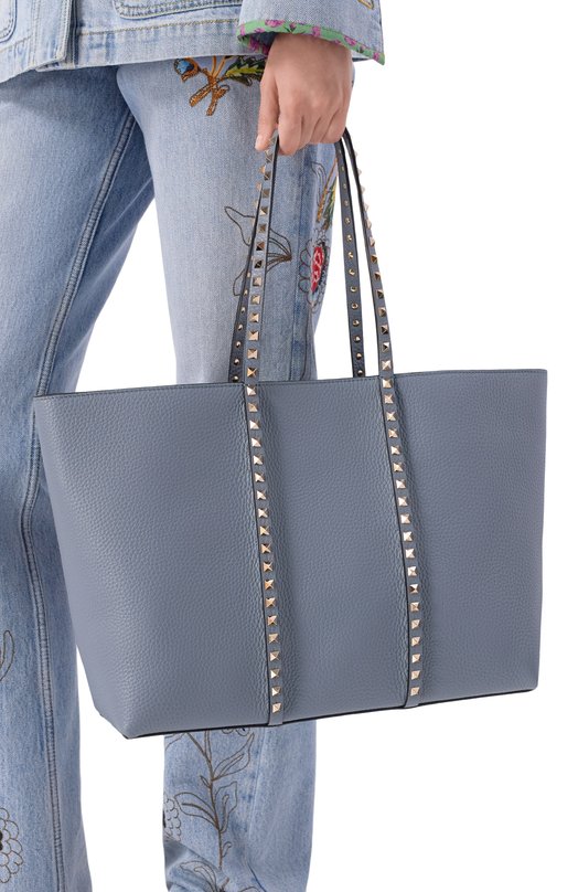 Сумка-тоут Rockstud Valentino 8W2B0R04/VSF Голубой  8W2B0R04/VSF Фото 2