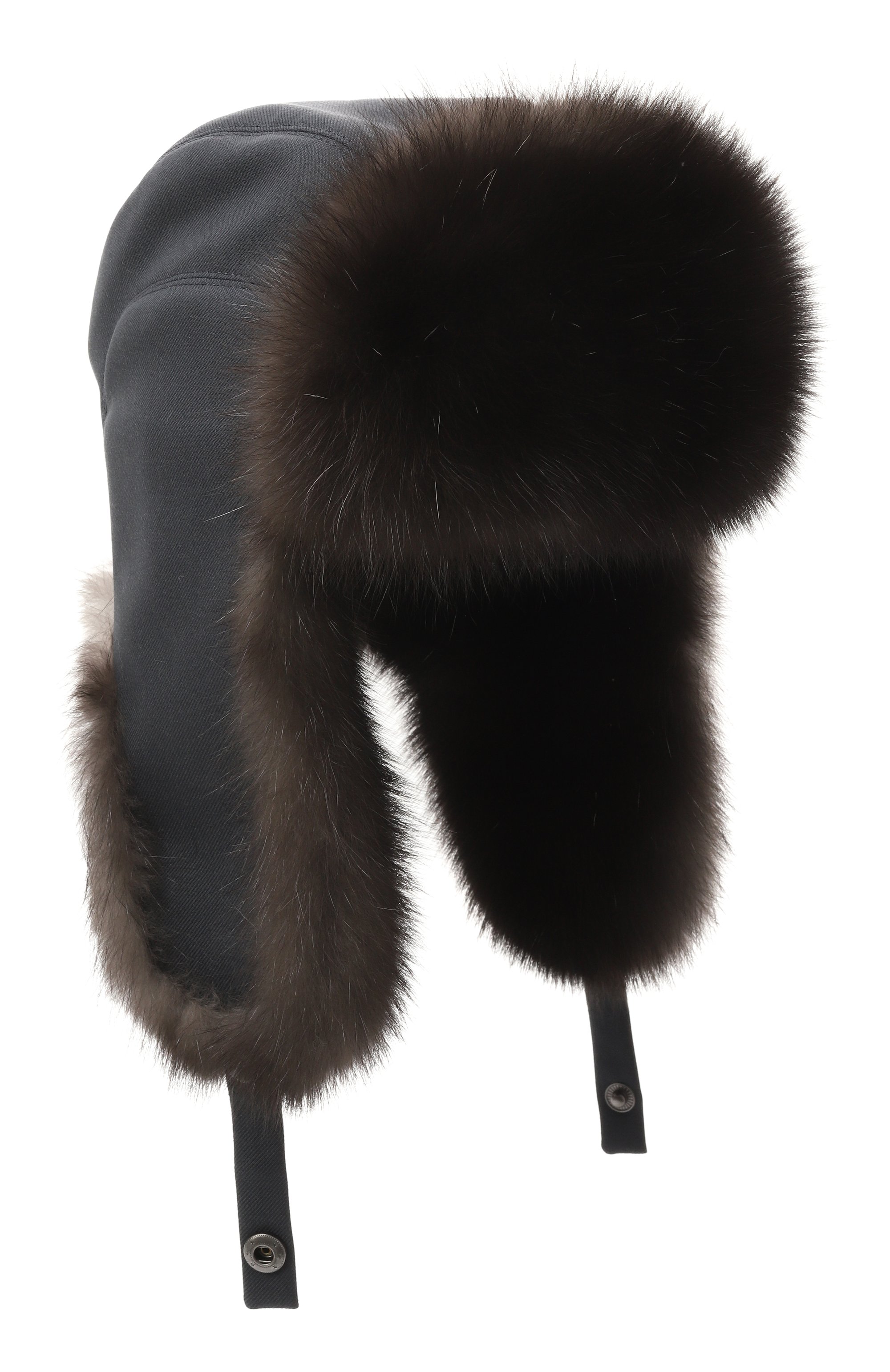 Шапка-ушанка modern с мехом соболя BLACK SABLE, арт. BS-MHMW-EB, фото 1