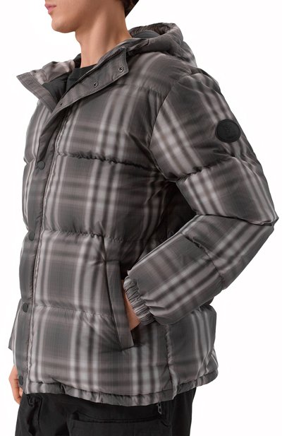 Пуховик BURBERRY серого цвета по цене 238500 руб., арт. 8110226, фото 5 Пуховик BURBERRY, арт. 8110226, фото 5
