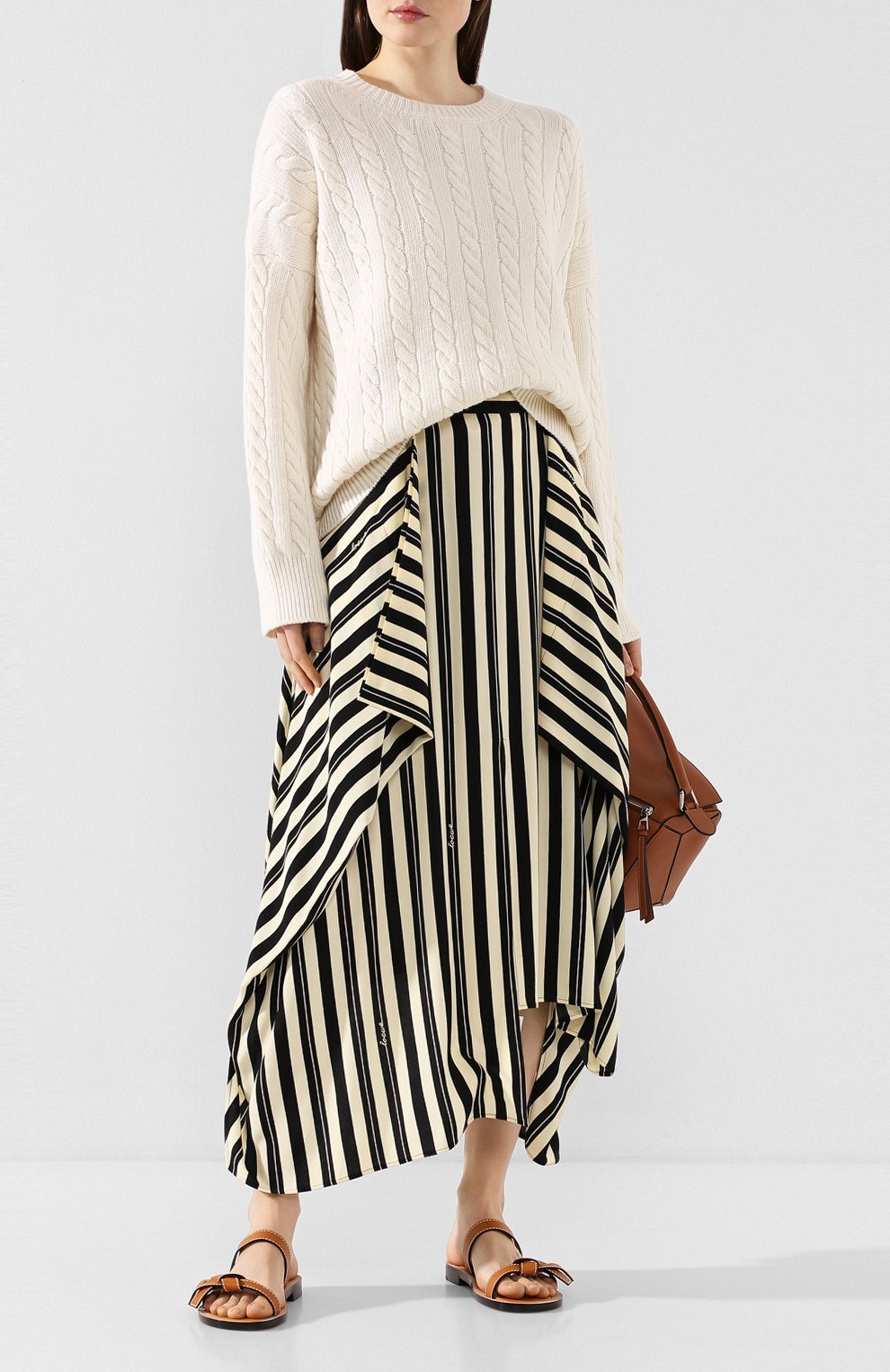 Кожаные шлепанцы LOEWE, арт. 453.10.636, фото 2