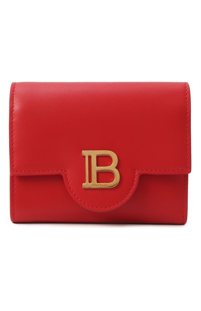 Женские кожаное портмоне BALMAIN, арт. EN1NK239/LAVE