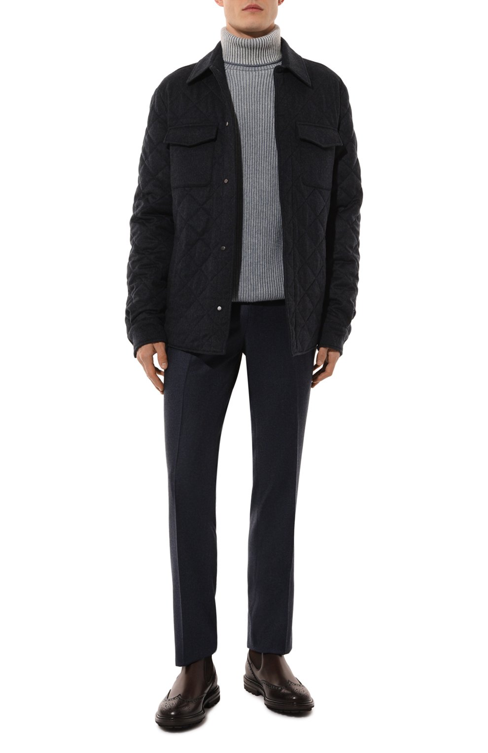 Брюки из шерсти и кашемира ANDREA CAMPAGNA, арт. SC/1 ALC/ZG1200, фото 2