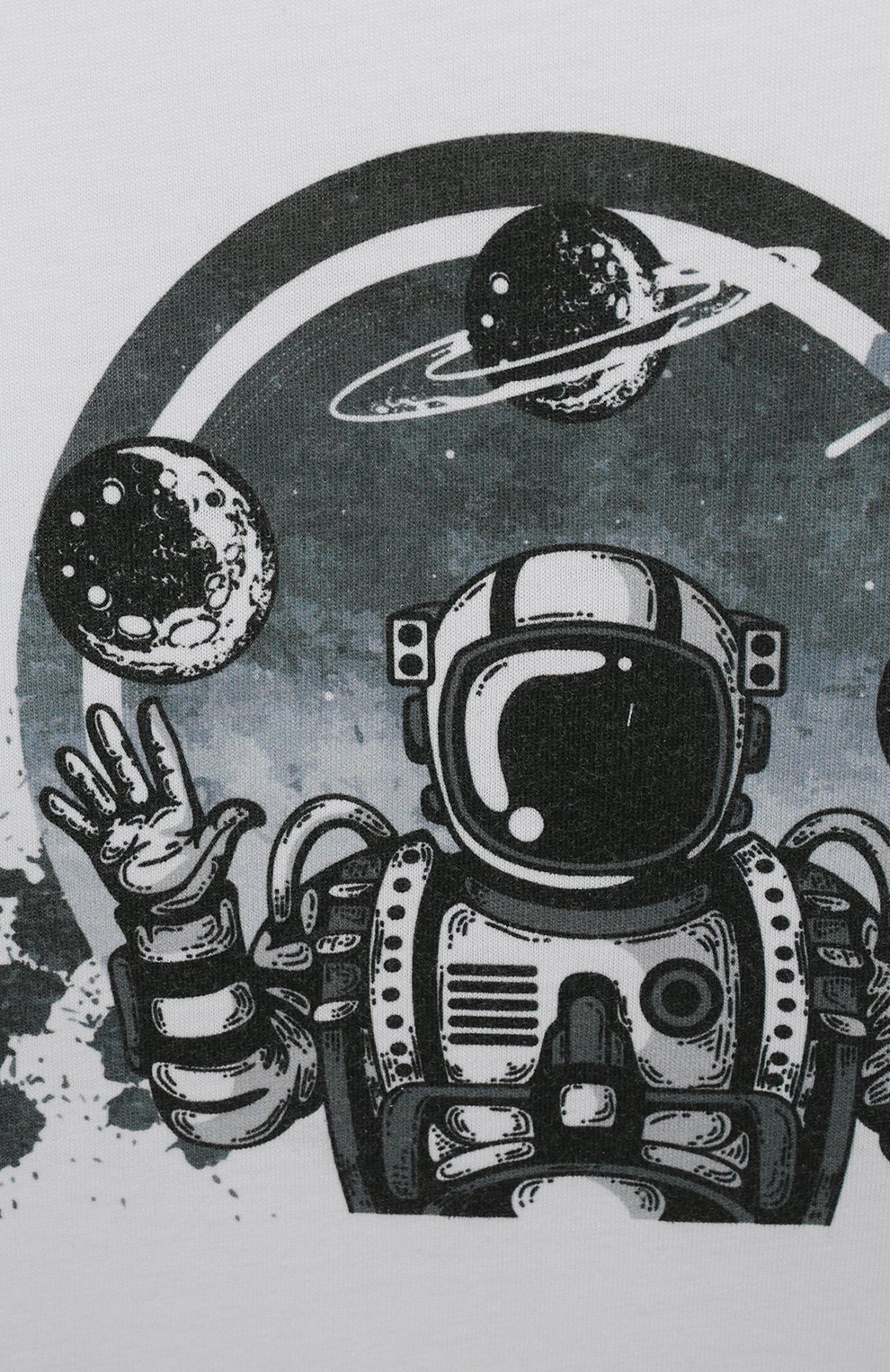 Хлопковая футболка ZHANNA & ANNA, арт. ZAB012063White, фото 3