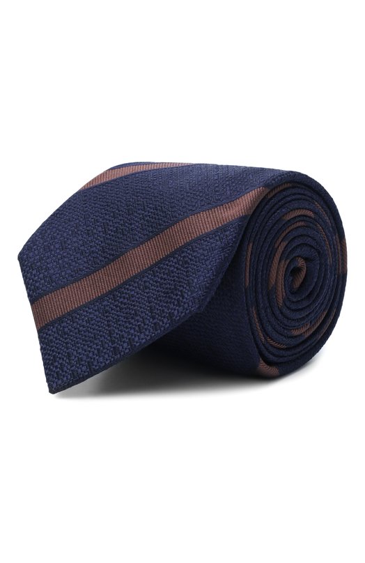 Шелковый галстук Zilli CRAV2BM0600VMIS00 Синий CRAV2BM0600VMIS00