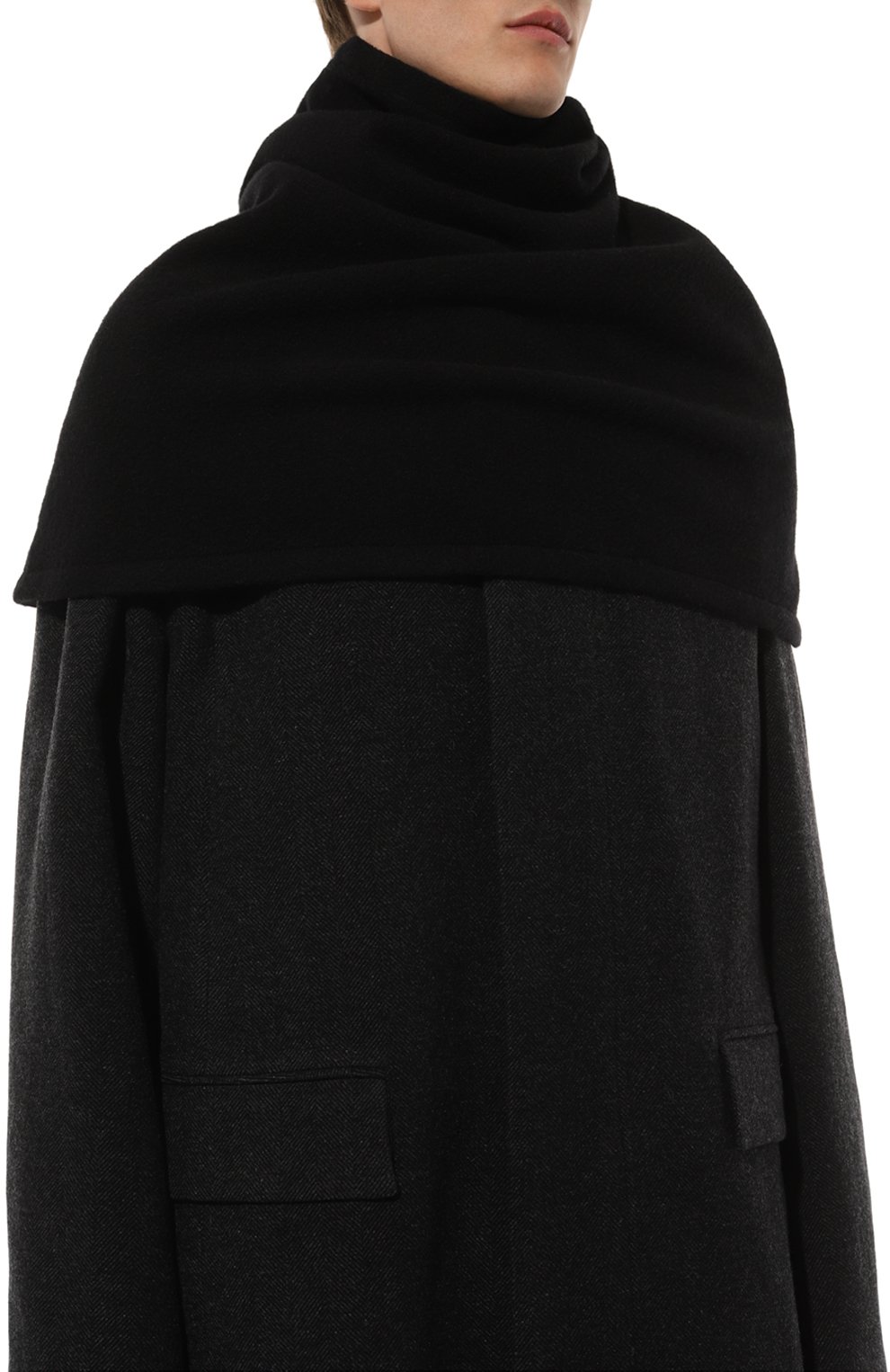 Шерстяной шарф-манишка RICK OWENS, арт. RU02D6443/WLD, фото 2