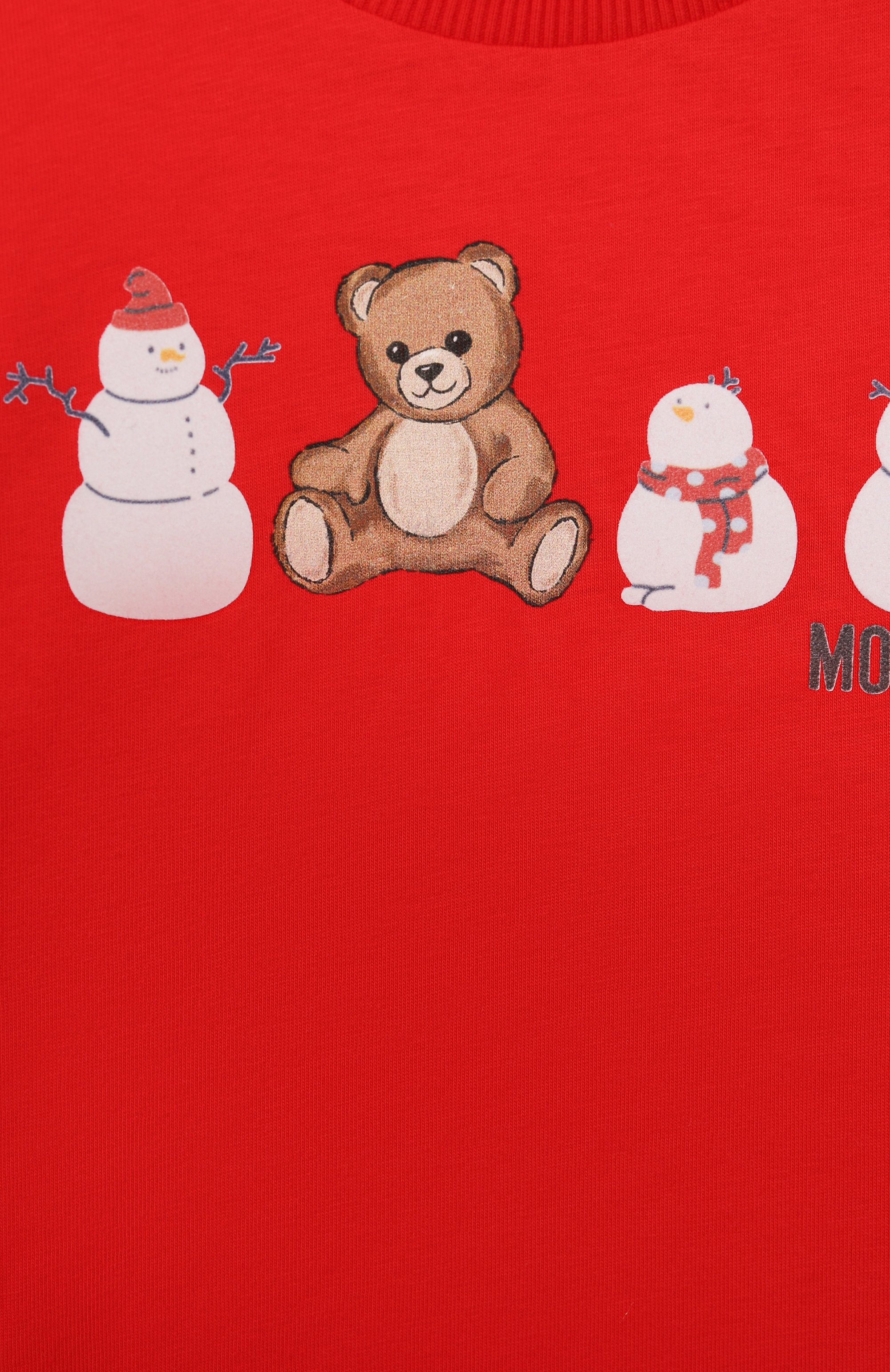 Хлопковый лонгслив MOSCHINO, арт. HU000Z/LAA01/4-8, фото 3