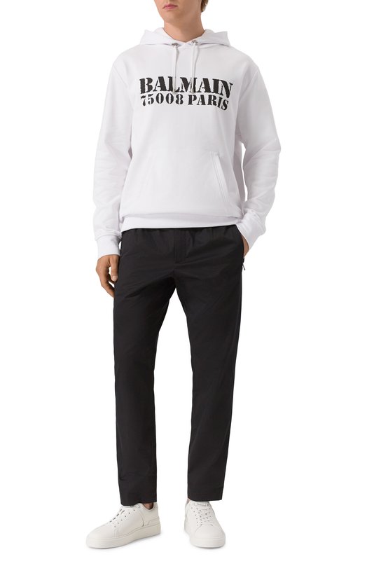 Кожаные кеды B-Court Balmain FM1VI288/LVTR Белый  FM1VI288/LVTR Фото 2