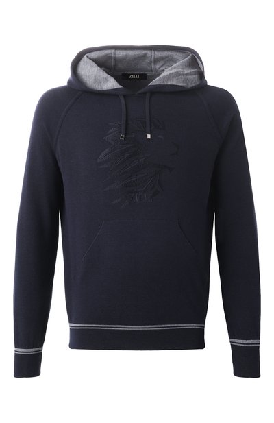 Мужской худи из шерсти и шелка ZILLI, арт. JSS003M0240VLSP00