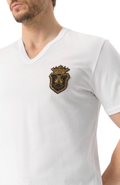 Хлопковая футболка DOLCE & GABBANA, арт. G8HL7Z/G704C, фото 5