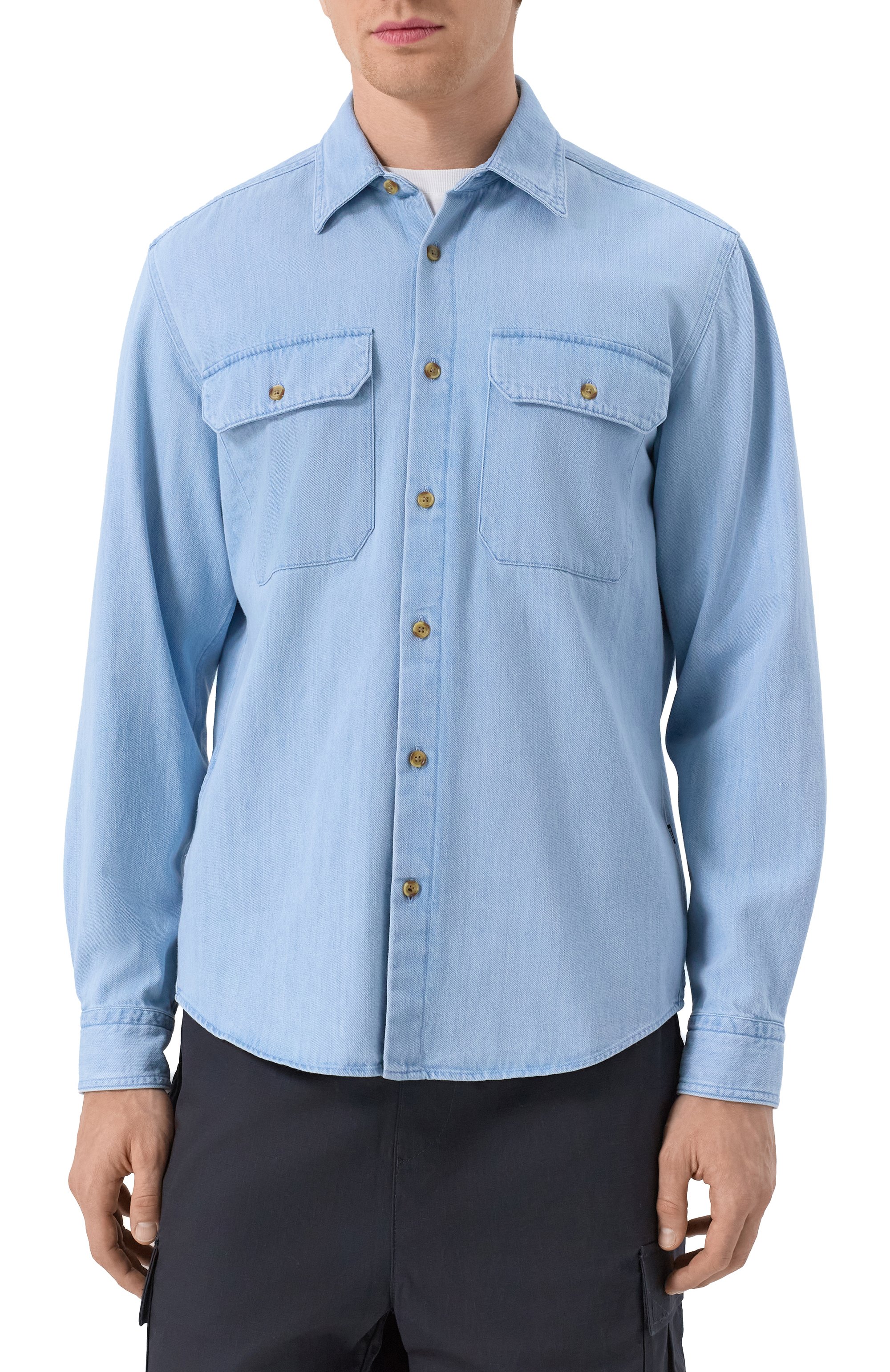 Джинсовая рубашка BOSS, арт. 50527795, фото 3