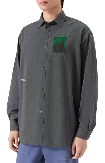 Хлопковая рубашка UNDERCOVER, арт. UP2E4402, фото 3