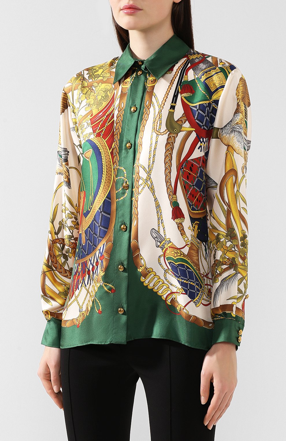 Атласная рубашка GUCCI, арт. 590103/ZACQ4, фото 3