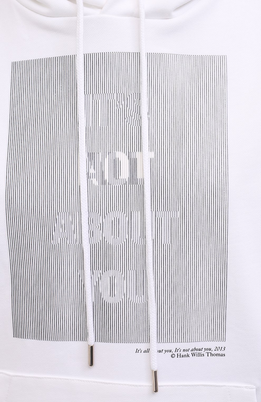 Хлопковое худи HELMUT LANG белого цвета по цене 34650 руб., арт. L05HW524, фото 5 Хлопковое худи HELMUT LANG, арт. L05HW524, фото 5