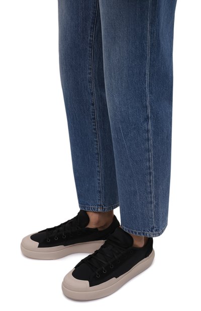 Комбинированные кеды ajatu court low Y-3 черного цвета по цене 31650 руб., арт. GW8624/M, фото 3 Комбинированные кеды ajatu court low Y-3, арт. GW8624/M, фото 3