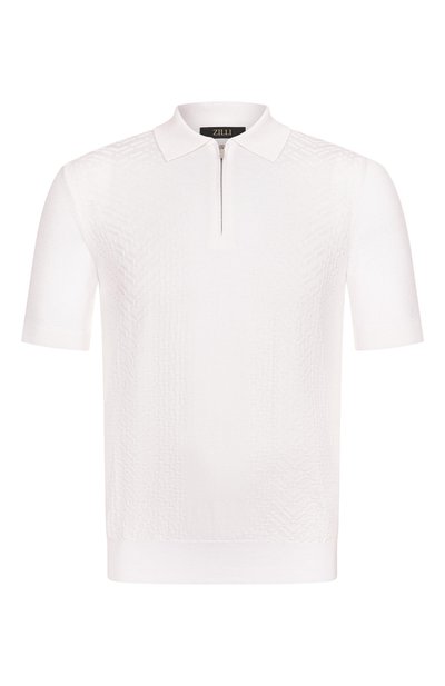 Мужская поло из шелка и хлопка ZILLI, арт. KZP002M0145VSHC00_